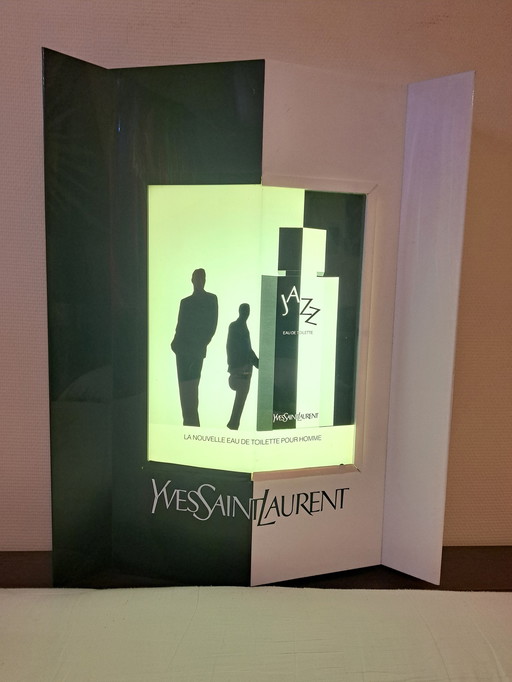 1X Yves Saint Laurent Paris Jazz Großes Licht Bin Shop Recline 69,5 von 54 Cm