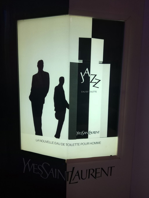 1X Yves Saint Laurent Paris Jazz Großes Licht Bin Shop Recline 69,5 von 54 Cm