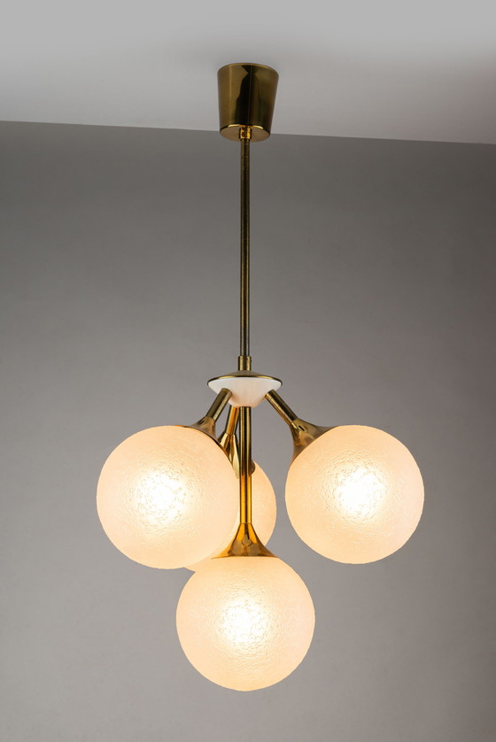 Image 1 of Sputnik Eisglas-Deckenleuchte