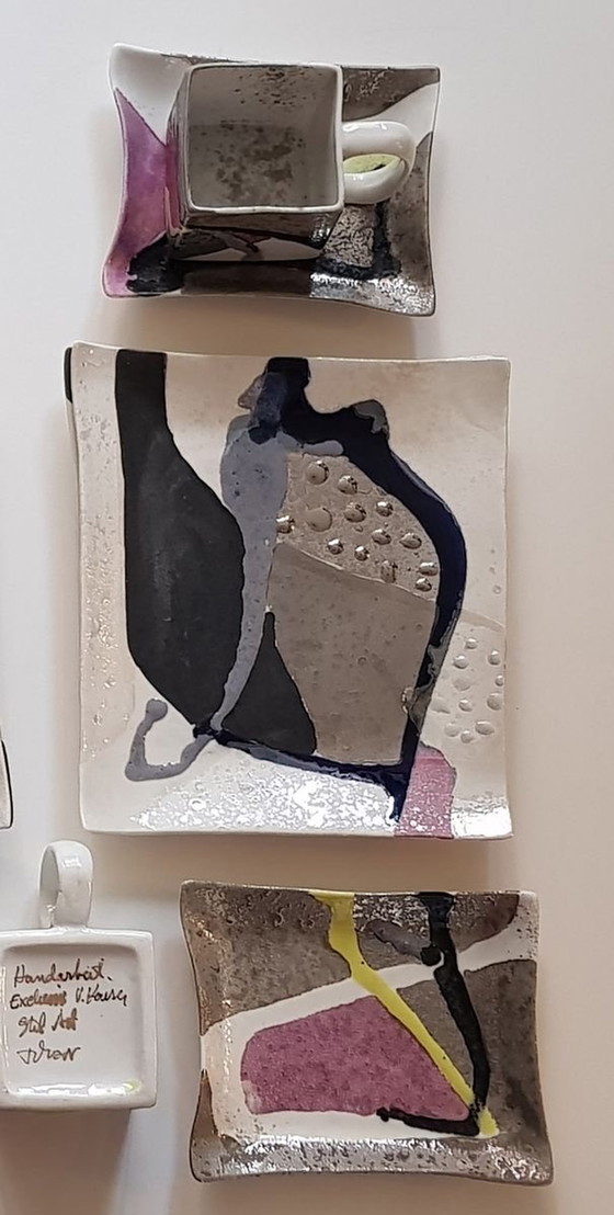 Image 1 of 9X Handgemachtes Porzellanservice von Stilart