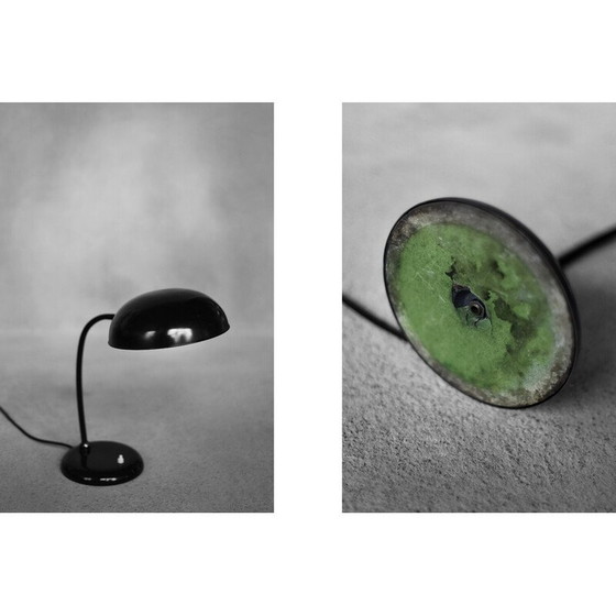 Image 1 of Vintage Bauhaus Schreibtischlampe aus schwarzem Metall für Gebrüder Cosack, Deutschland 1940