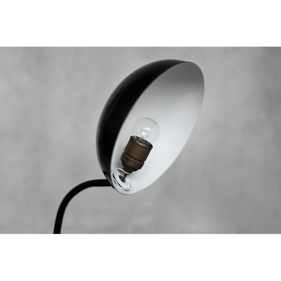 Image 1 of Vintage Bauhaus Schreibtischlampe aus schwarzem Metall für Gebrüder Cosack, Deutschland 1940