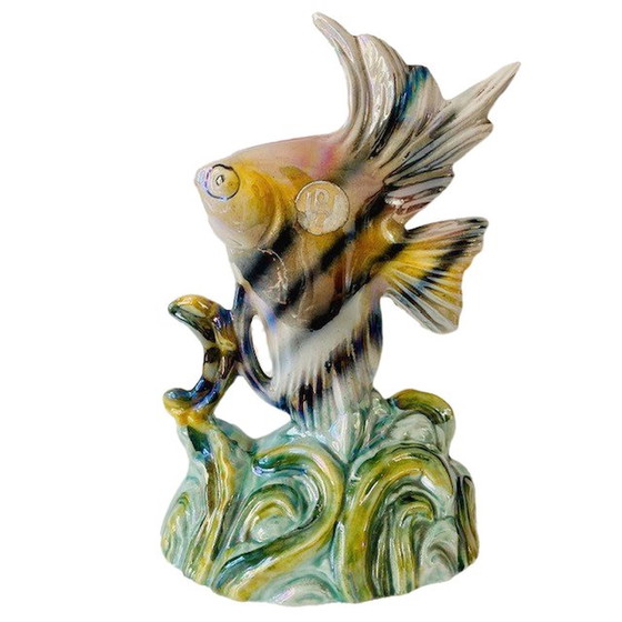 Image 1 of Vintage H. Bequet Fisch Skulptur Porzellan