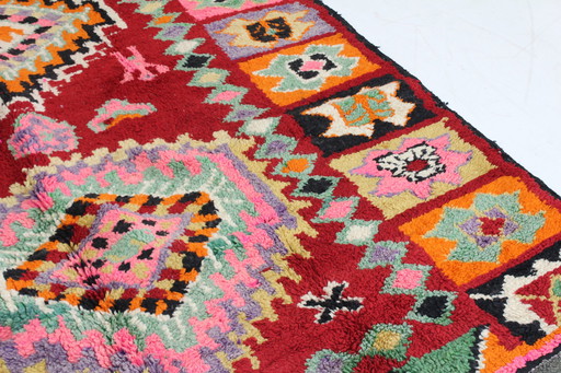 Vintage Berber Boujaad Wollteppich