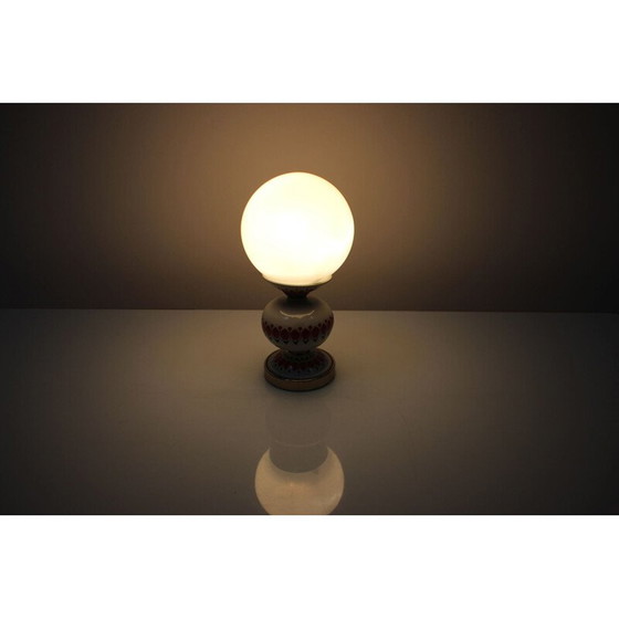 Image 1 of Porzellanlampe Vintage, Tschechoslowakei 1960