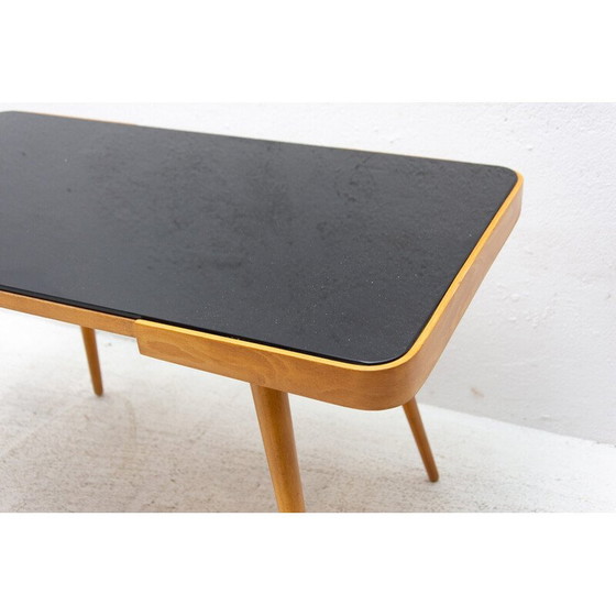 Image 1 of Mid Century Couchtisch aus Opaxitglas, Tschechoslowakei 1960er Jahre