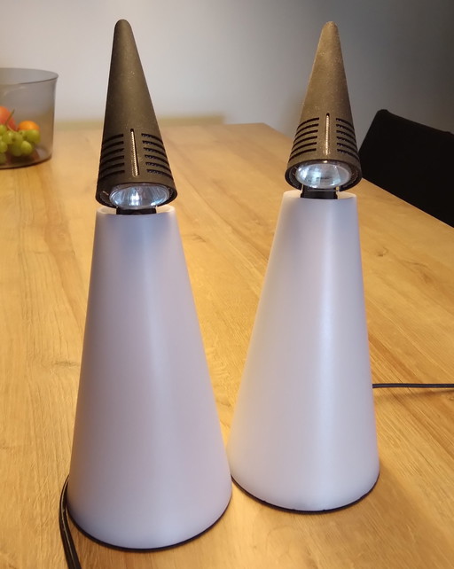 2x Cassina IOTA Nemo Tischlampen