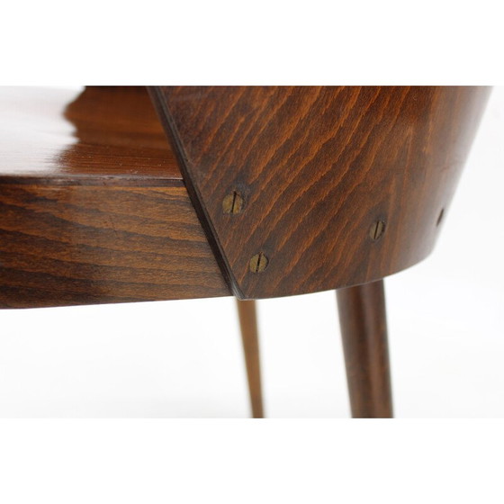 Image 1 of Vintage-Stühle aus gebeiztem Buchenholz und Sperrholz von Oswald Haerdtl für Ton, Tschechoslowakei 1960