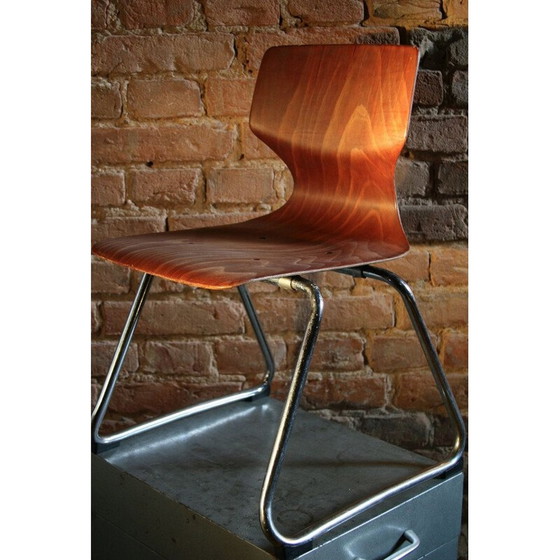 Image 1 of Paar Vintage-Stühle von Adam Stegner für Elmar Flototto, 1960