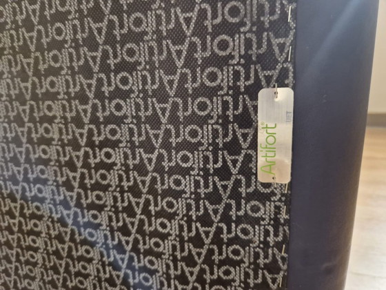 Image 1 of Artifort Lex 2-Sitzer Sofa Blau Leder Design Patrick Noguert