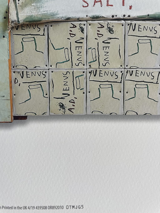 Jean Michel Basquiat (1960-1988), Piscine Versus the Best Hotels, 1982, lizenziert von Artestar New York, gedruckt in t