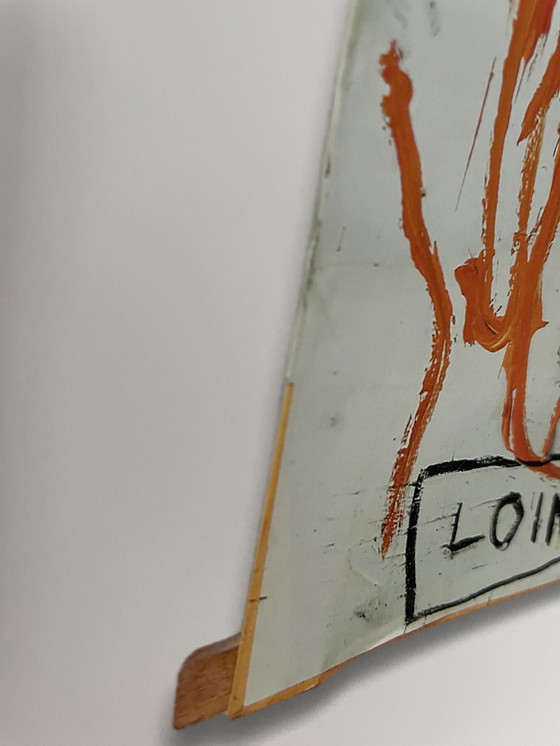 Image 1 of Jean Michel Basquiat (1960-1988), Piscine Versus the Best Hotels, 1982, lizenziert von Artestar New York, gedruckt in t