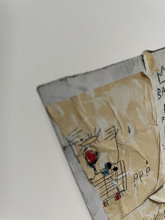 Image 1 of Jean Michel Basquiat (1960-1988), Piscine Versus the Best Hotels, 1982, lizenziert von Artestar New York, gedruckt in t