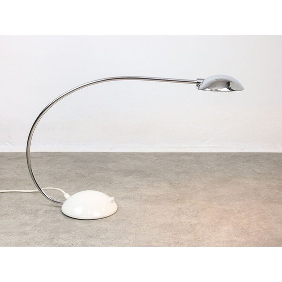 Image 1 of Verchromte Bogen-Tischlampe für Meblo, 1980