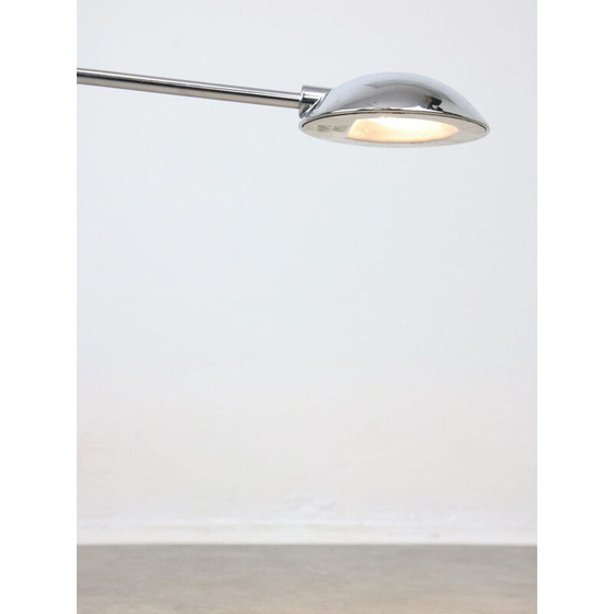 Image 1 of Verchromte Bogen-Tischlampe für Meblo, 1980