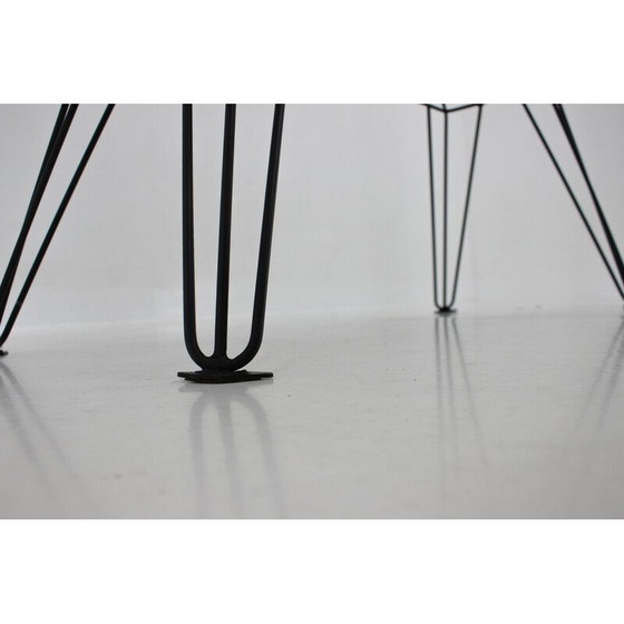 Image 1 of Vintage Beistelltisch aus Walnussfurnier, Tschechoslowakei 1970er Jahre