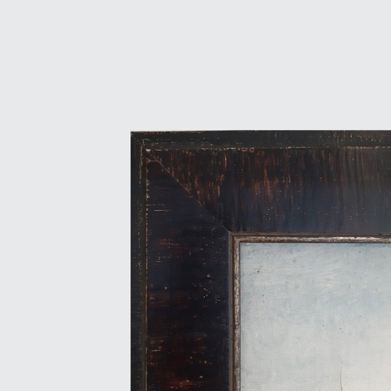 Image 1 of Vintage Gemälde Berglandschaft von Spartaco Zianna, Italien 1925s