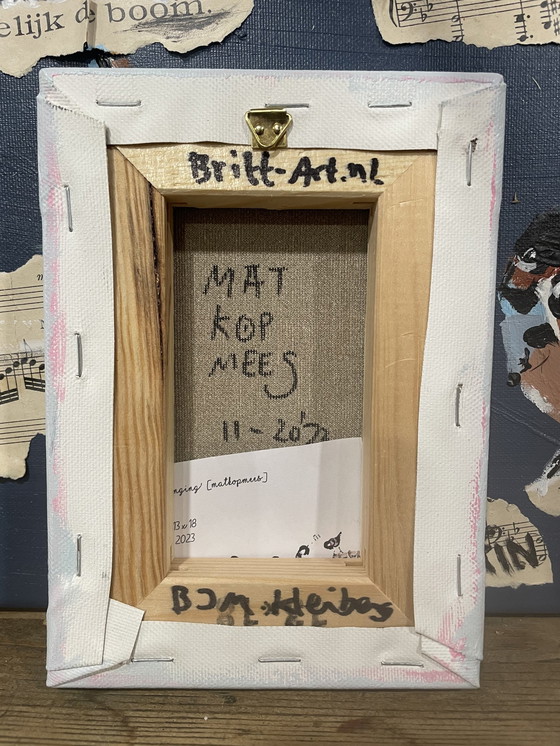 Image 1 of Porträt einer Mattenmeise