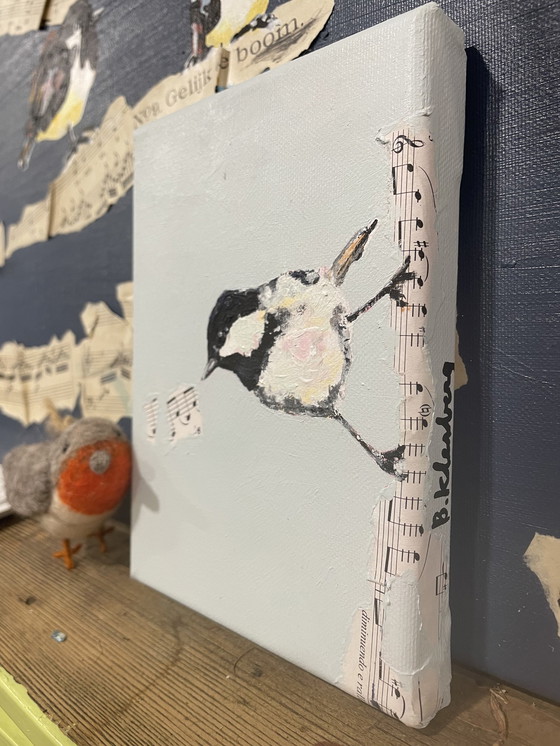 Image 1 of Porträt einer Mattenmeise