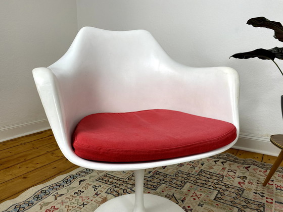 Image 1 of 2Er Set Tulip Armchairs Von Eero Saarinen Für Knoll International