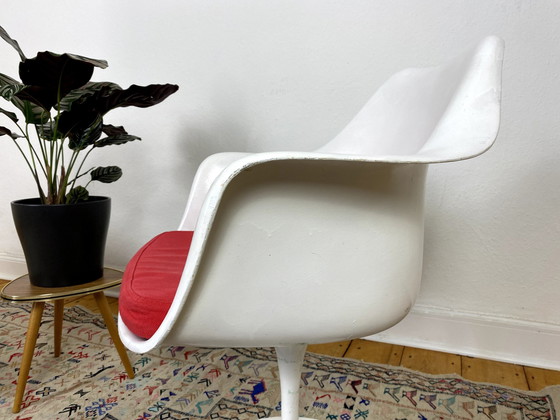 Image 1 of 2Er Set Tulip Armchairs Von Eero Saarinen Für Knoll International