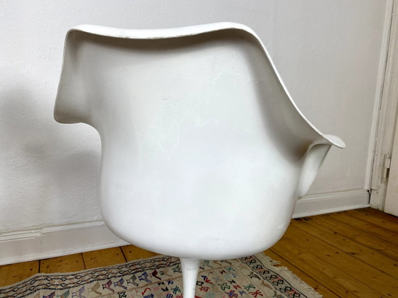 Image 1 of 2Er Set Tulip Armchairs Von Eero Saarinen Für Knoll International