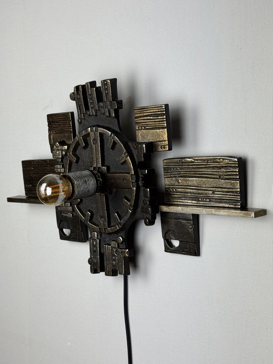 Image 1 of Brutalistische Wandleuchte Olaf Joa, Norwegen