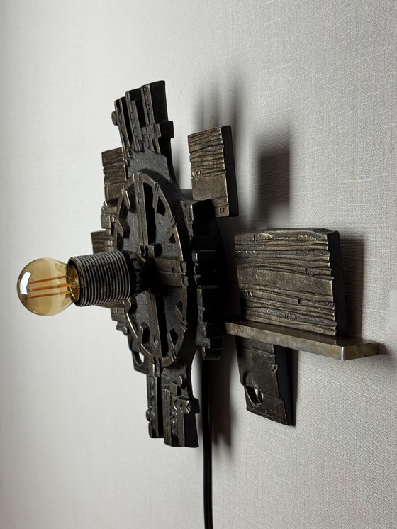 Image 1 of Brutalistische Wandleuchte Olaf Joa, Norwegen