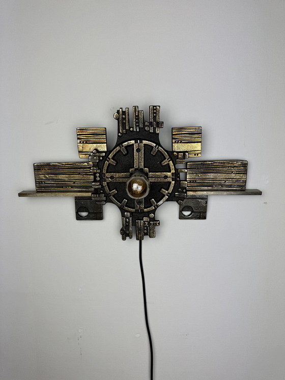 Image 1 of Brutalistische Wandleuchte Olaf Joa, Norwegen