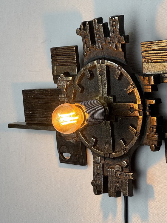 Image 1 of Brutalistische Wandleuchte Olaf Joa, Norwegen