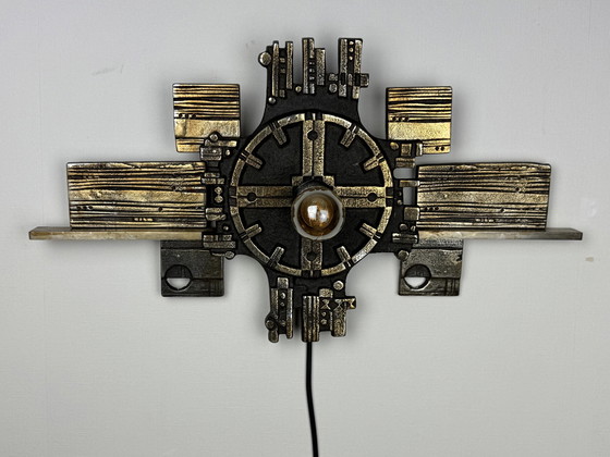 Image 1 of Brutalistische Wandleuchte Olaf Joa, Norwegen