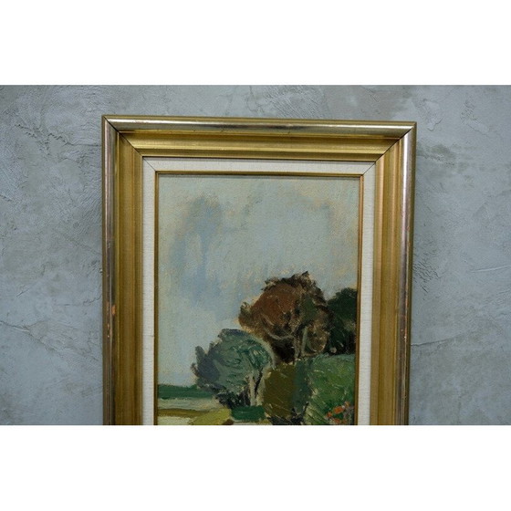 Image 1 of Skandinavisches Gemälde von Gigeon Isaksson, 1960er Jahre