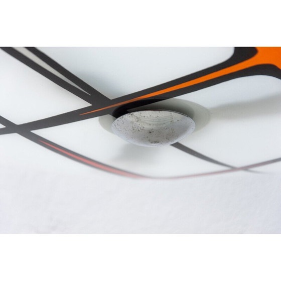 Image 1 of Mid Century Space Age Pendelleuchte, Tschechoslowakei 1950-1960er Jahre