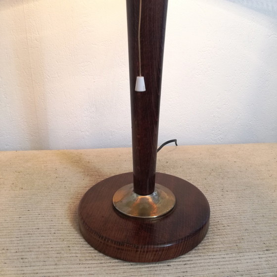 Image 1 of Lampe midcentury modern aus Mahagoniholz