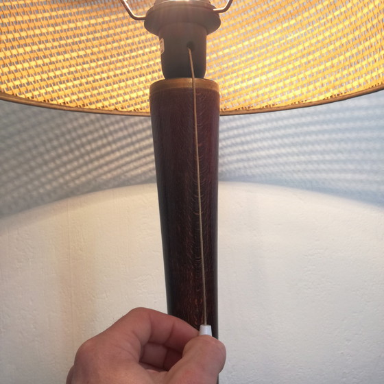 Image 1 of Lampe midcentury modern aus Mahagoniholz