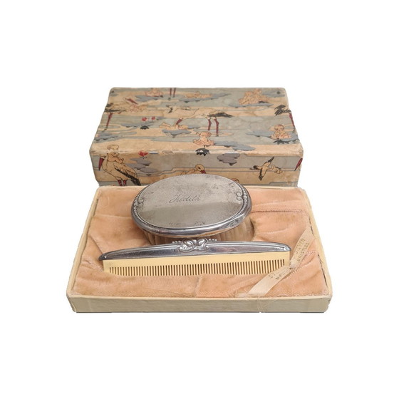 Image 1 of Vintage Sterling Silber Geburtsset, 1950er Jahre