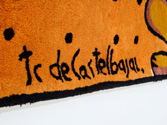 Image 1 of Jean-Charles De Castelbajac Wüste Bar getufteter Wollteppich 1985