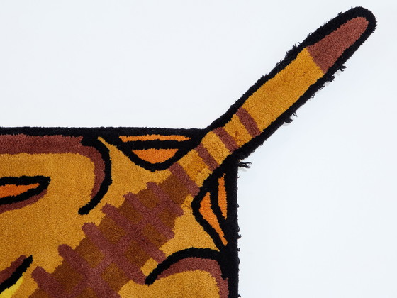 Image 1 of Jean-Charles De Castelbajac Wüste Bar getufteter Wollteppich 1985