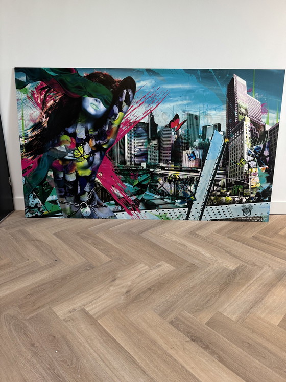 Image 1 of Joseph Klibansky Kunstwerk 1Van 1 Benannt Himmel von 122X210 Cm