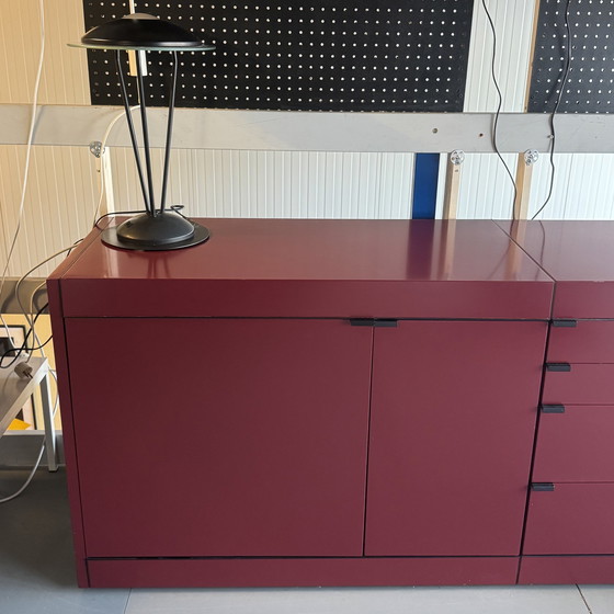 Image 1 of Pastoe Sideboard L-Serie Weinrot