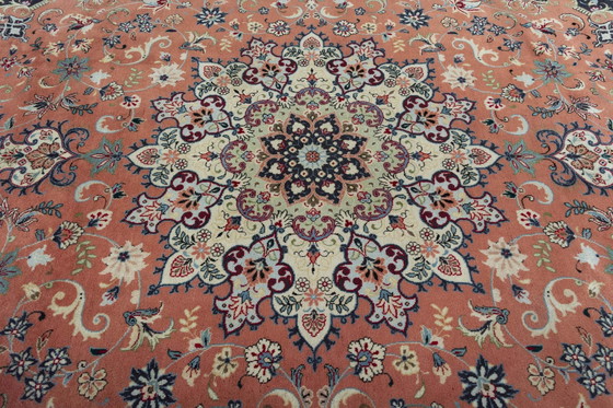 Image 1 of Handgeknüpfter Yazd Orientteppich – 392 X 295 Cm