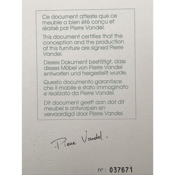 Image 1 of Paar Anthios Beistelltische von Pierre Vandel, 1980