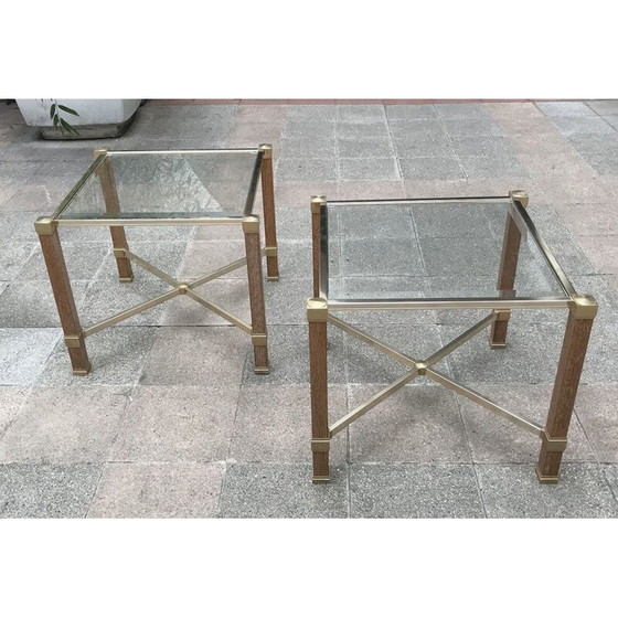 Image 1 of Paar Anthios Beistelltische von Pierre Vandel, 1980