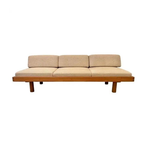 Image 1 of Vintage Schlafsofa L09 aus massivem Ulmenholz von Pierre Chapo, Frankreich 1960