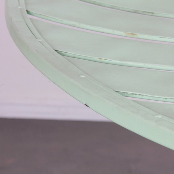 Image 1 of Runder Gartentisch aus Metall, 1990