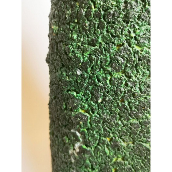 Image 1 of Smaragdgrüne Tischvase aus Keramik, 1970