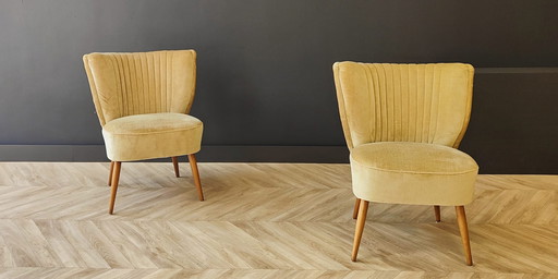 2x Cocktailsessel aus der Mitte des Jahrhunderts