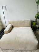 Fest Clay Chaise L Samt neu