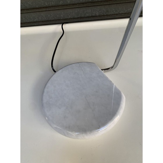 Image 1 of Vintage-Lampe aus Metall und Marmor Skipper von Bruno Gecchelin, 1970