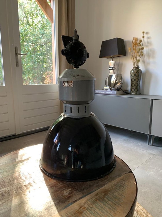 Image 1 of 2x Vintage Original Industrielampen